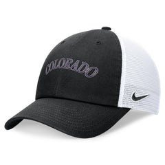 Colorado Rockies Nike Wordmark Adjustable Trucker Hat - MLB Hats
