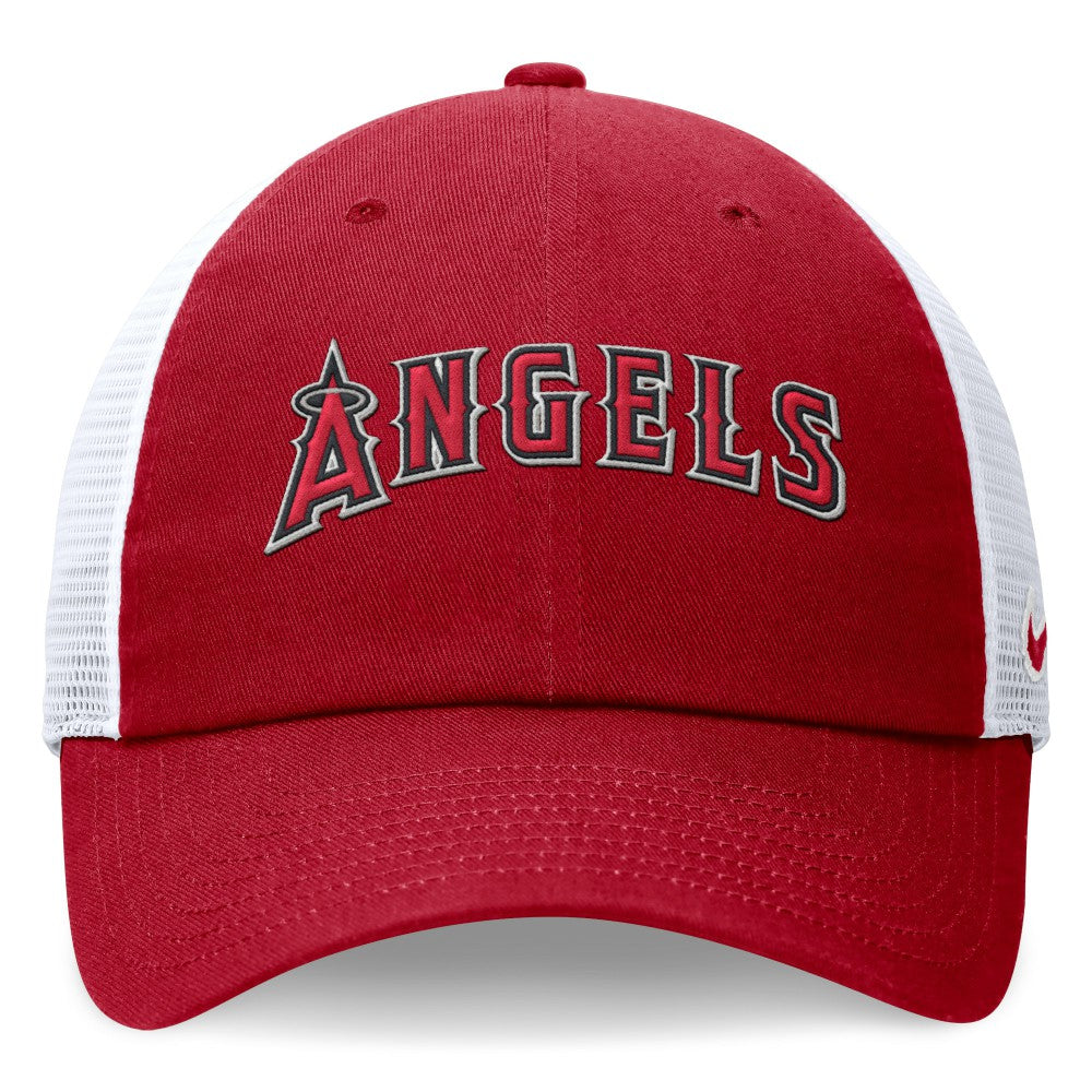Los Angeles Angels Nike Wordmark Adjustable Trucker Hat - MLB Hats