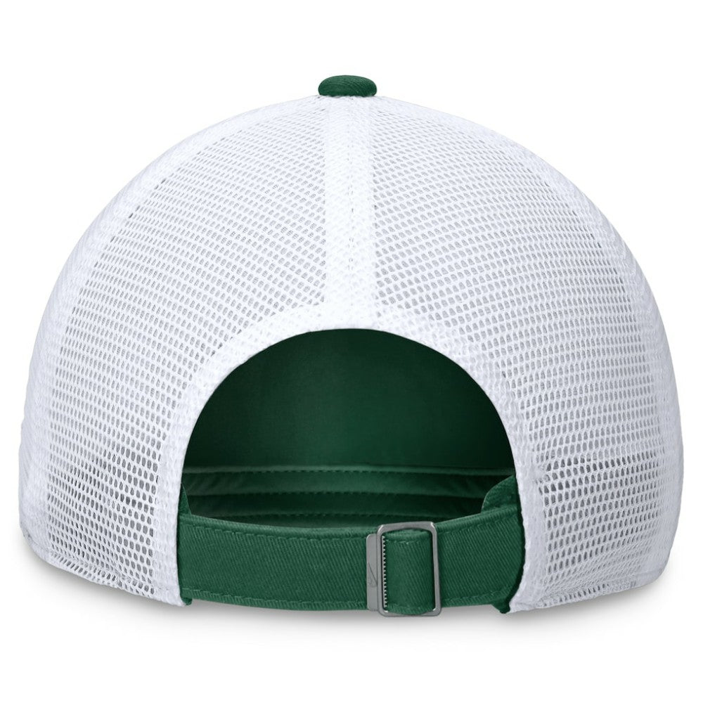 Athletics Nike Wordmark Adjustable Trucker Hat - MLB Hats