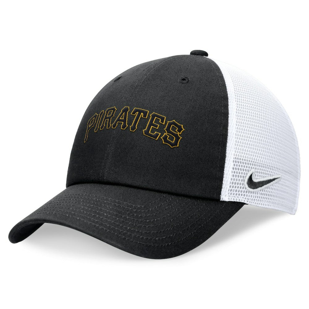 Pittsburgh Pirates Nike Wordmark Adjustable Trucker Hat - MLB Hats