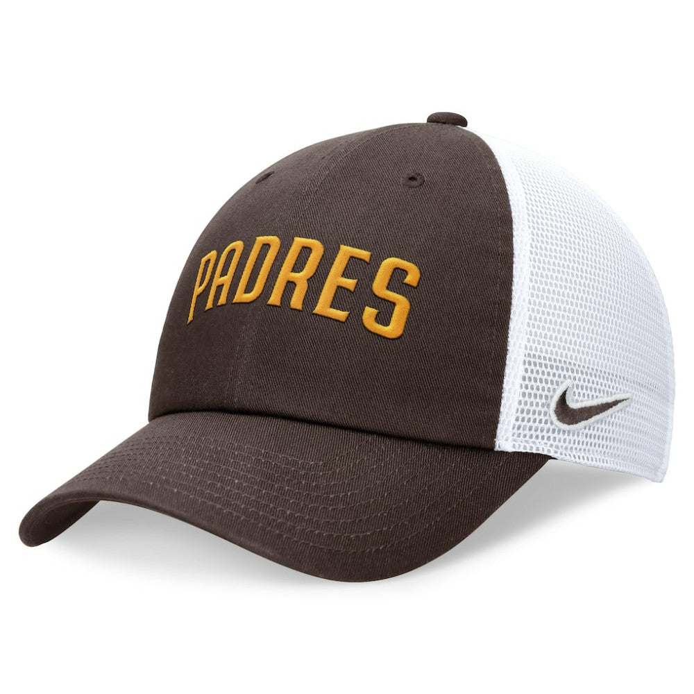 San Diego Padres Nike Wordmark Adjustable Trucker Hat - MLB Hats