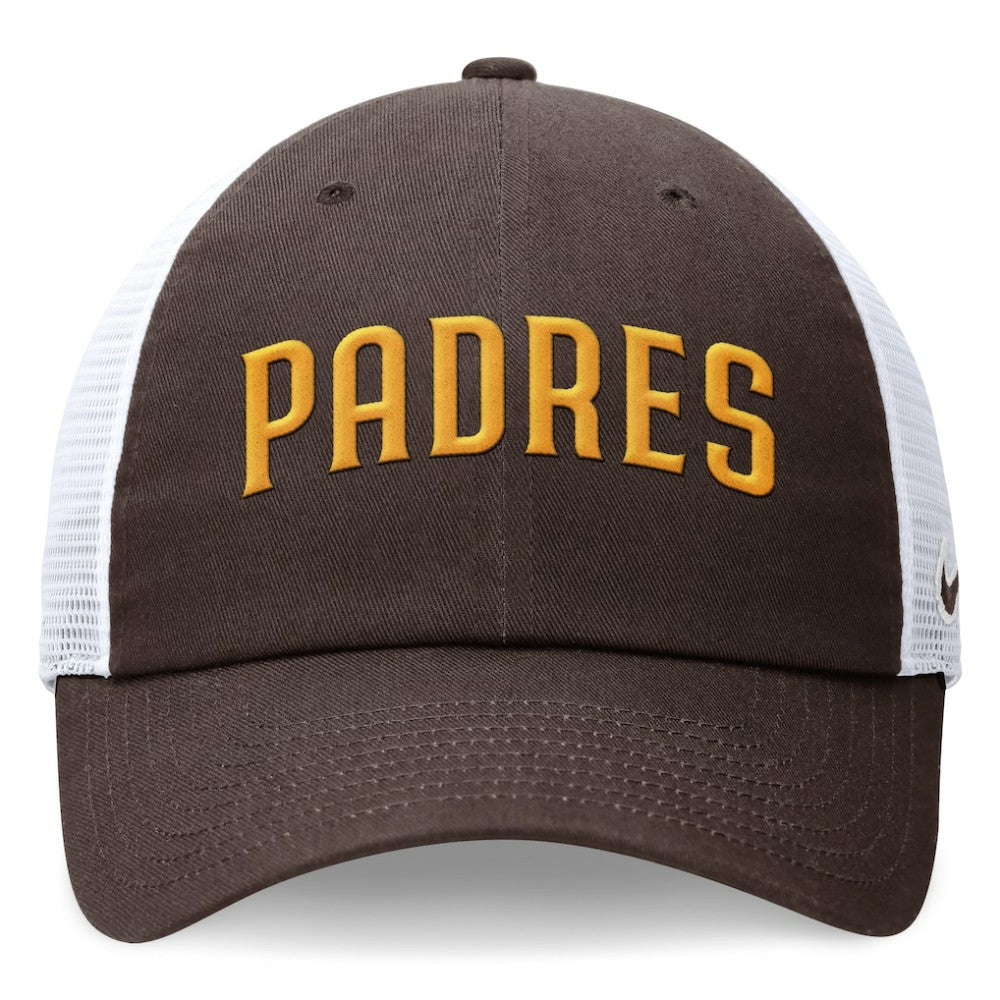 San Diego Padres Nike Wordmark Adjustable Trucker Hat - MLB Hats