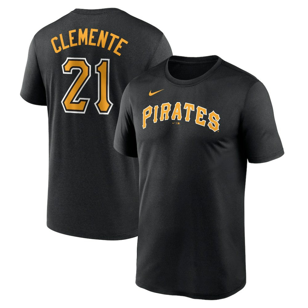 Roberto Clemente Pittsburgh Pirates Nike Legend Name & Number Performance T-Shirt - MLB T-shirts