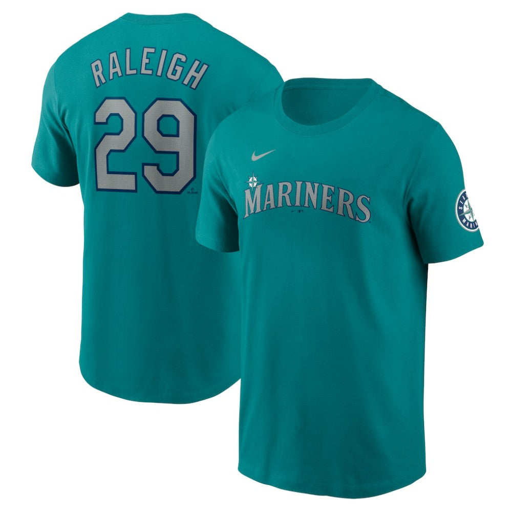 Cal Raleigh Seattle Mariners Nike Fuse Name & Number Inline T-Shirt - MLB T-shirts