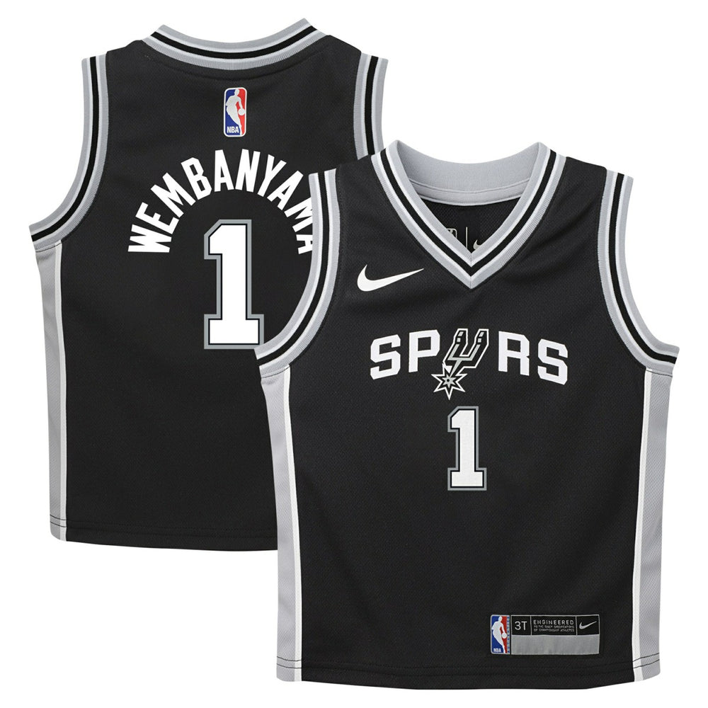 Black Victor Wembanyama San Antonio Spurs Preschool Swingman Player Jersey | NBA