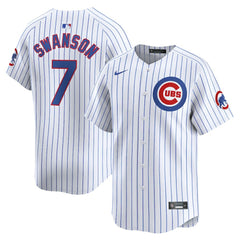 Dansby Swanson Chicago Cubs Nike Home Limited Player Jersey - MLB Jerseys