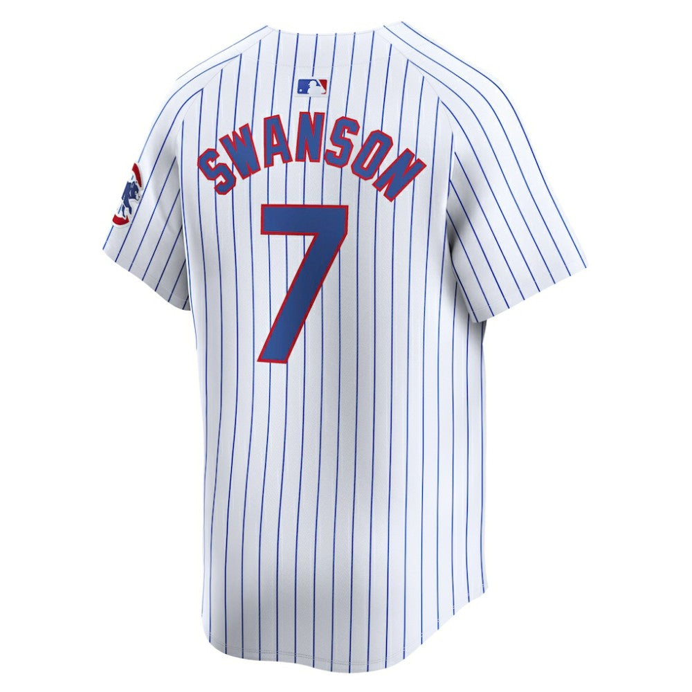 Dansby Swanson Chicago Cubs Nike Home Limited Player Jersey - MLB Jerseys