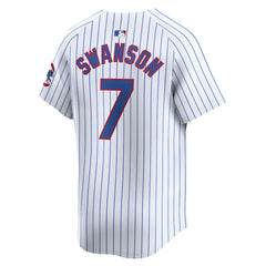 Dansby Swanson Chicago Cubs Nike Home Limited Player Jersey - MLB Jerseys