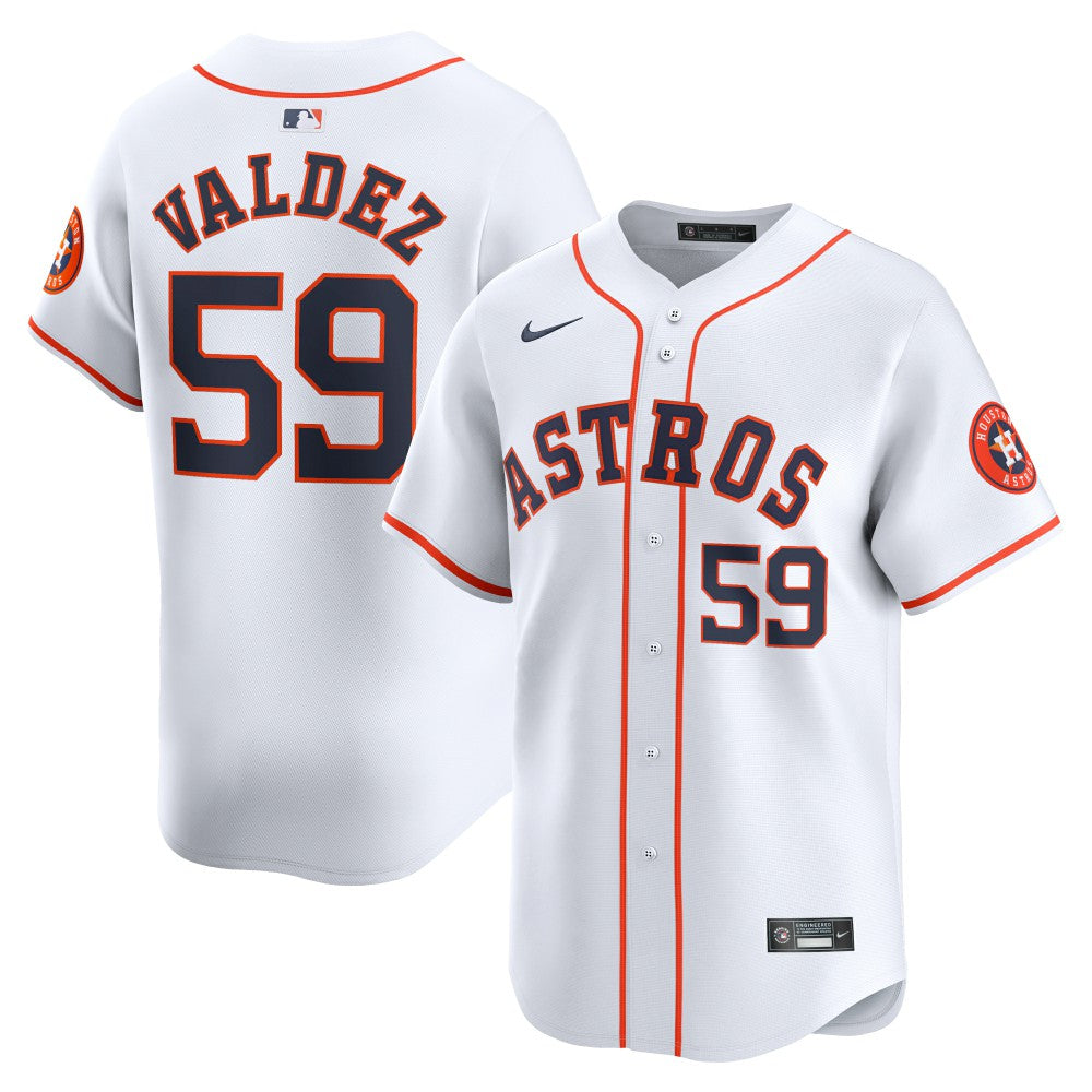 Framber Valdez Houston Astros Nike Home Limited Player Jersey - MLB Jerseys