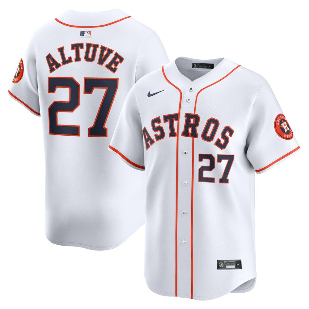 Jose Altuve Houston Astros Nike Home Limited Player Jersey - MLB Jerseys