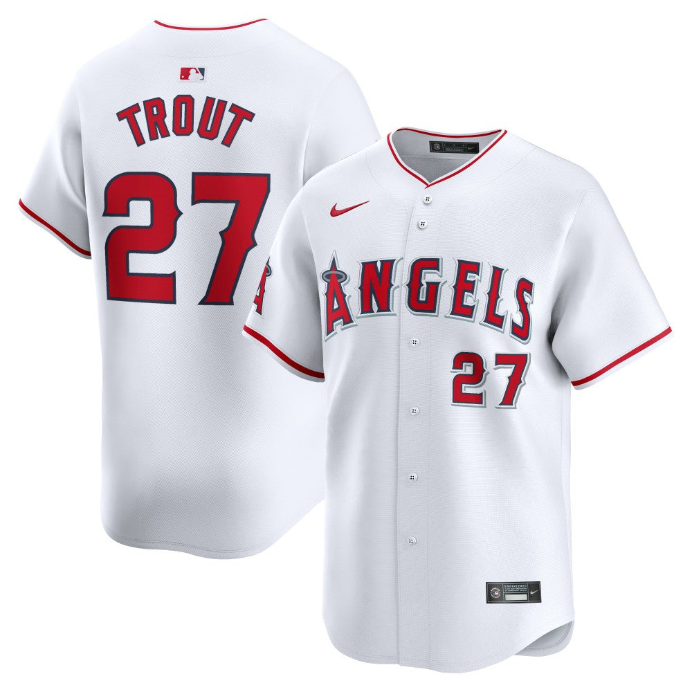 Mike Trout Los Angeles Angels Nike Home Limited Player Jersey - MLB Jerseys