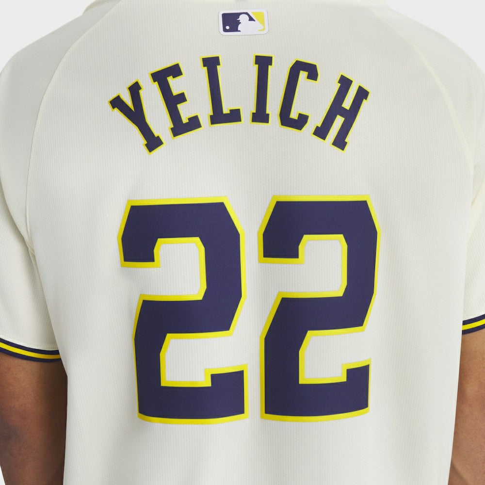 Christian Yelich Milwaukee Brewers Nike Home Limited Player Jersey - MLB Jerseys