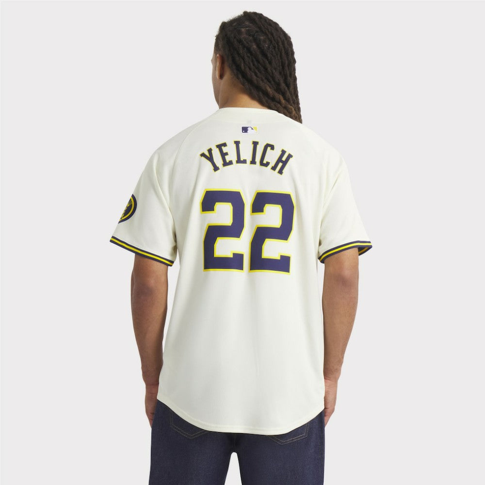 Christian Yelich Milwaukee Brewers Nike Home Limited Player Jersey - MLB Jerseys