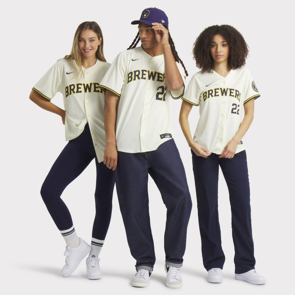 Christian Yelich Milwaukee Brewers Nike Home Limited Player Jersey - MLB Jerseys