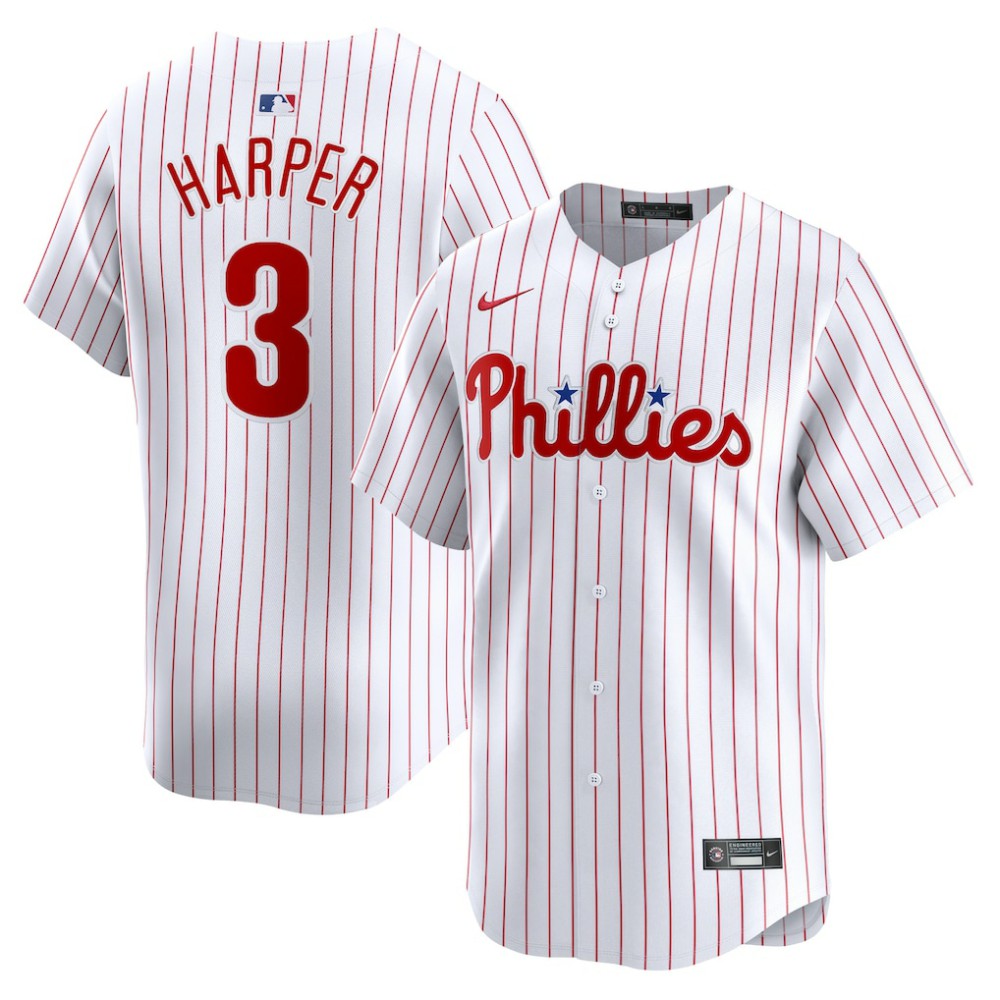 Bryce Harper Philadelphia Phillies Nike Home Limited Player Jersey - MLB Jerseys