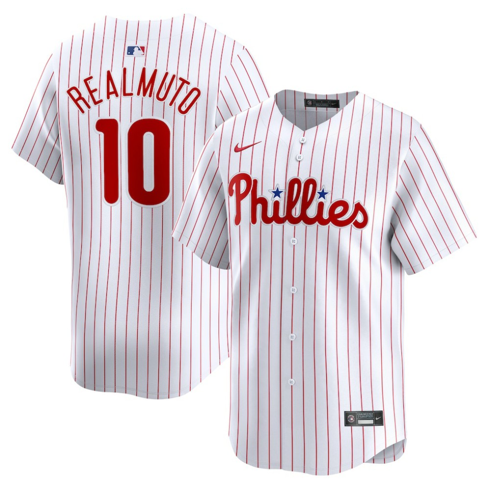 J.T. Realmuto Philadelphia Phillies Nike Home Limited Player Jersey - MLB Jerseys