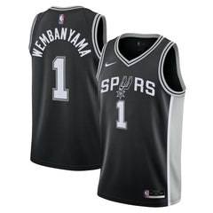 Black Victor Wembanyama San Antonio Spurs Youth Swingman Jersey | NBA