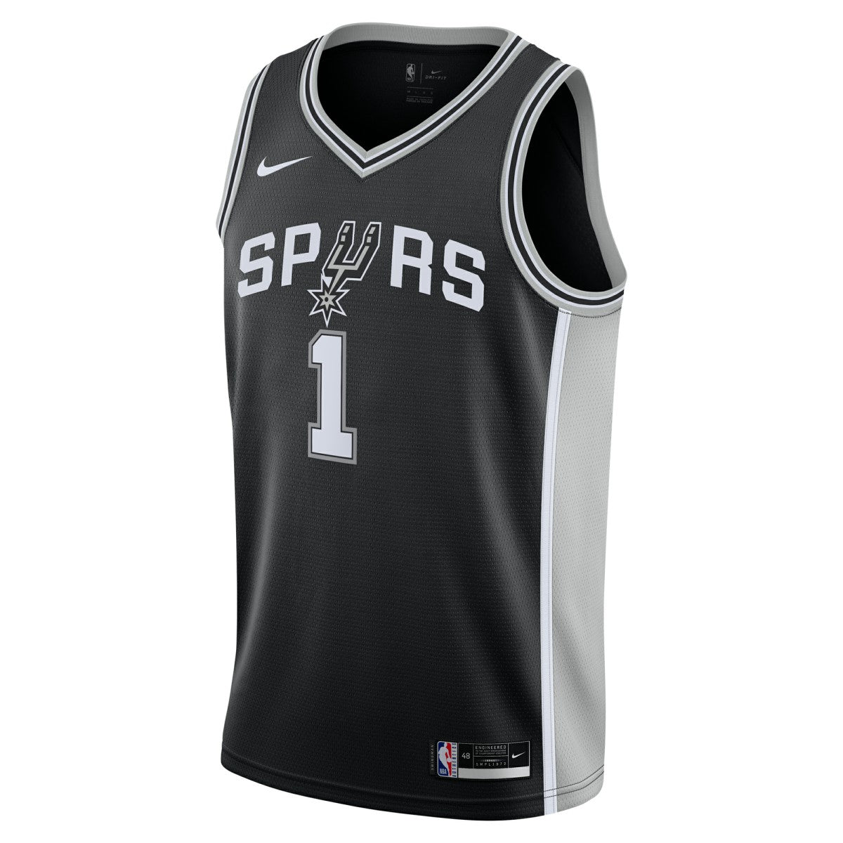 Black Victor Wembanyama San Antonio Spurs Youth Swingman Jersey | NBA
