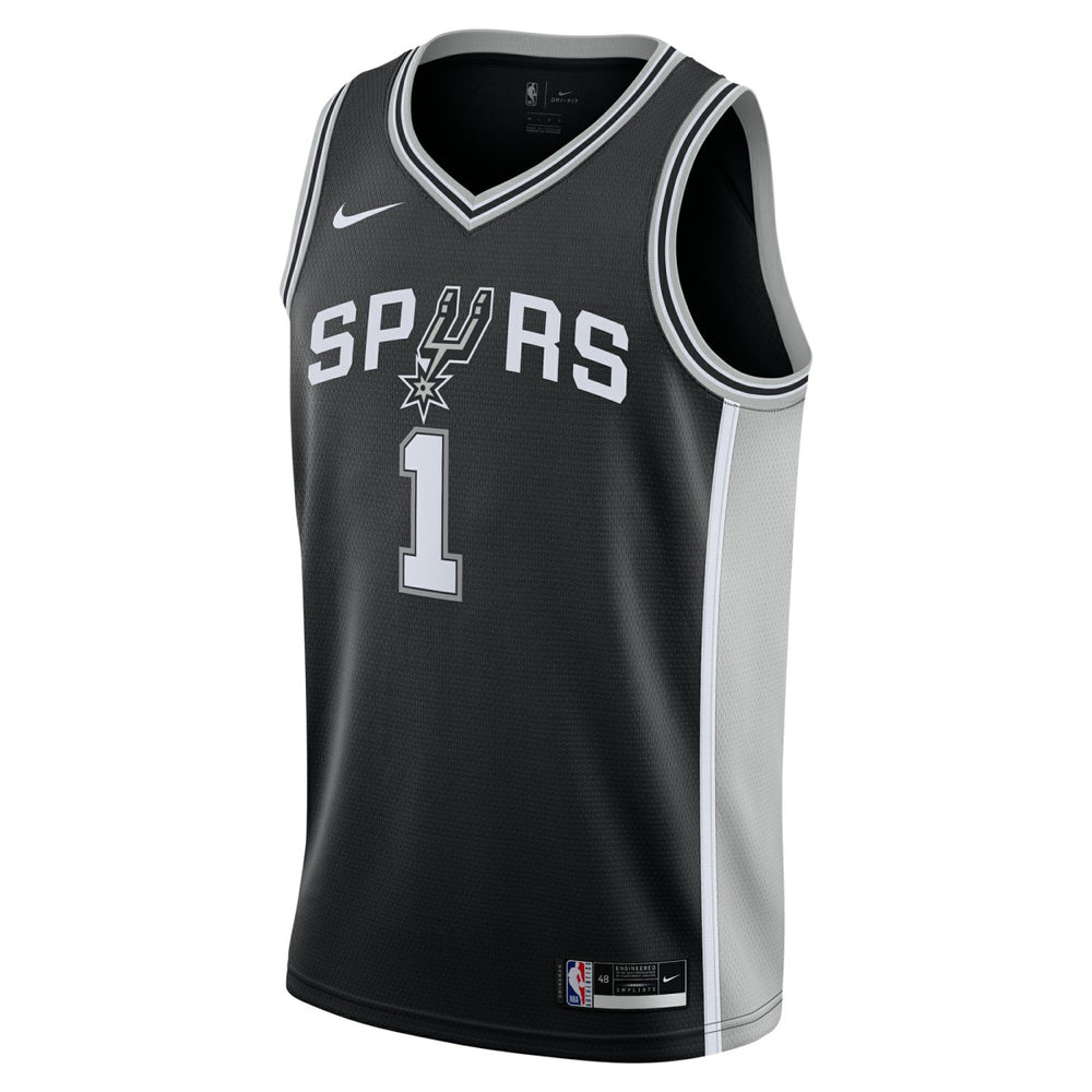 Black Victor Wembanyama San Antonio Spurs Youth Swingman Jersey | NBA