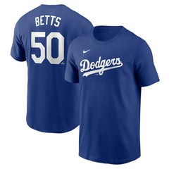 Mookie Betts Los Angeles Dodgers Nike Fuse Name & Number T-Shirt - MLB T-shirts
