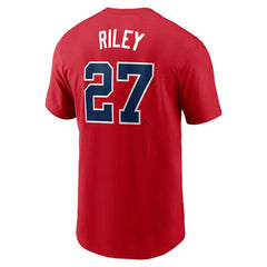 Austin Riley Atlanta Braves Nike Fuse Name & Number T-Shirt - MLB T-shirts