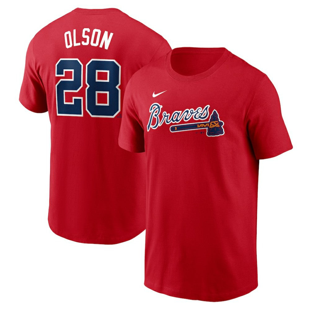 Matt Olson Atlanta Braves Nike Fuse Name & Number T-Shirt - MLB T-shirts
