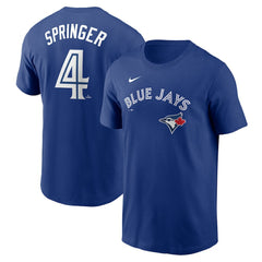George Springer Toronto Blue Jays Nike Fuse Name & Number T-Shirt - MLB T-shirts