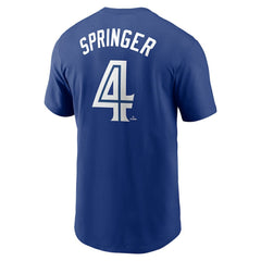 George Springer Toronto Blue Jays Nike Fuse Name & Number T-Shirt - MLB T-shirts