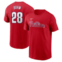Alec Bohm Philadelphia Phillies Nike Fuse Name & Number T-Shirt - MLB T-shirts
