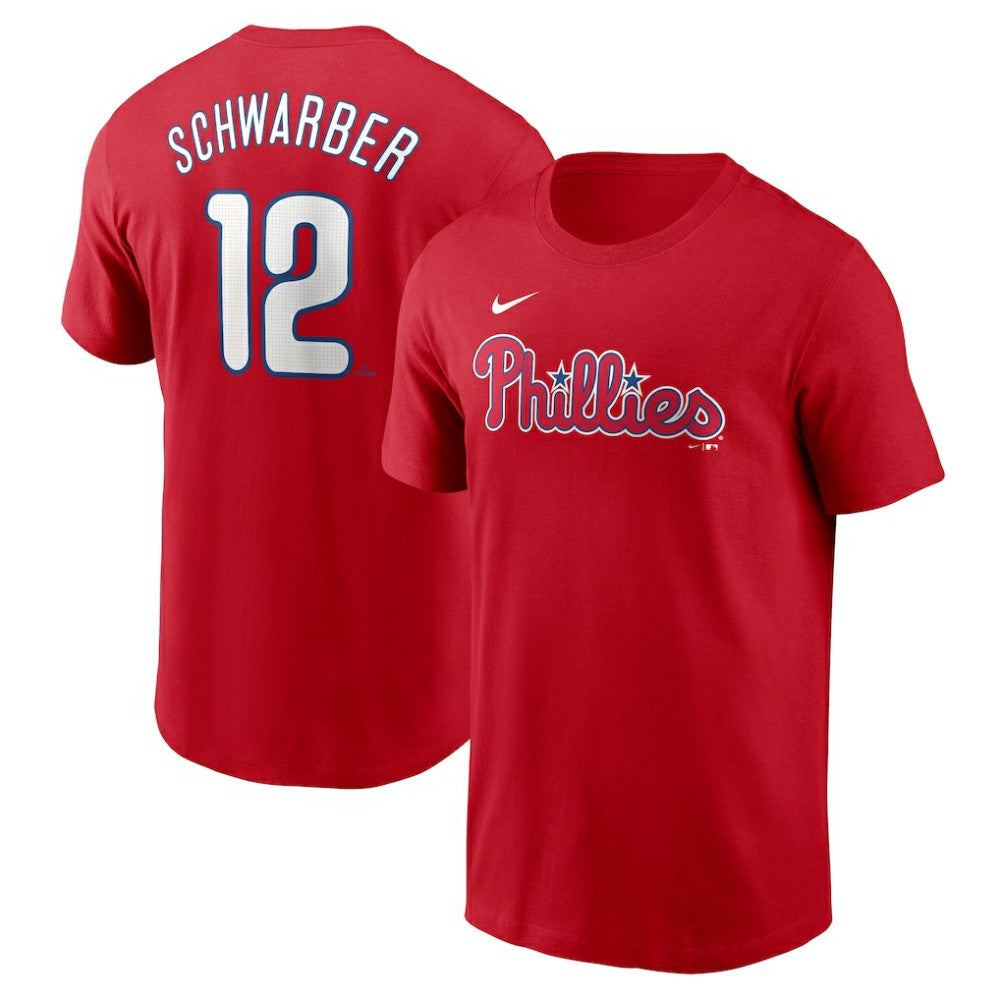 Kyle Schwarber Philadelphia Phillies Nike Fuse Name & Number T-Shirt - MLB T-shirts