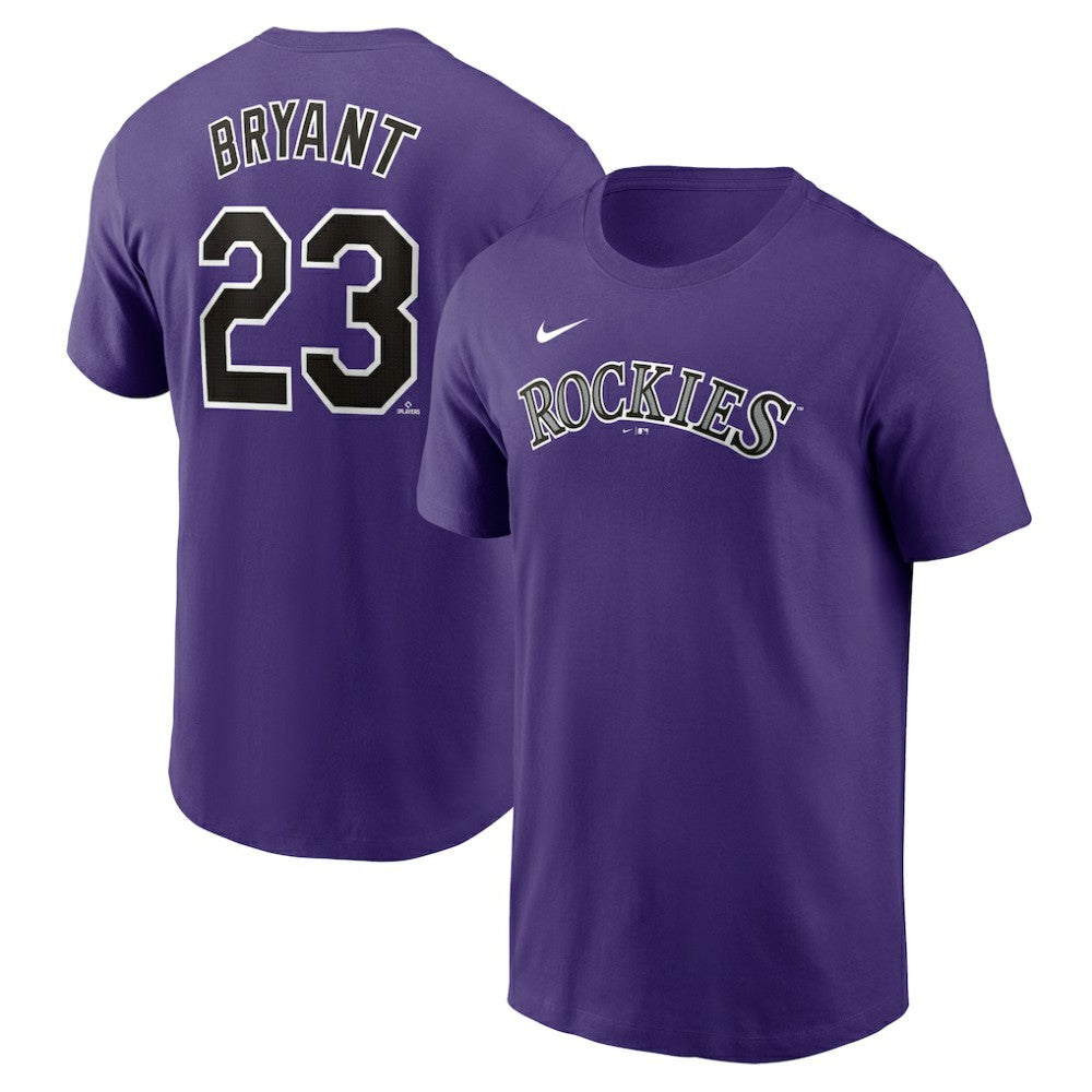 Kris Bryant Colorado Rockies Nike Fuse Name & Number T-Shirt - MLB T-shirts