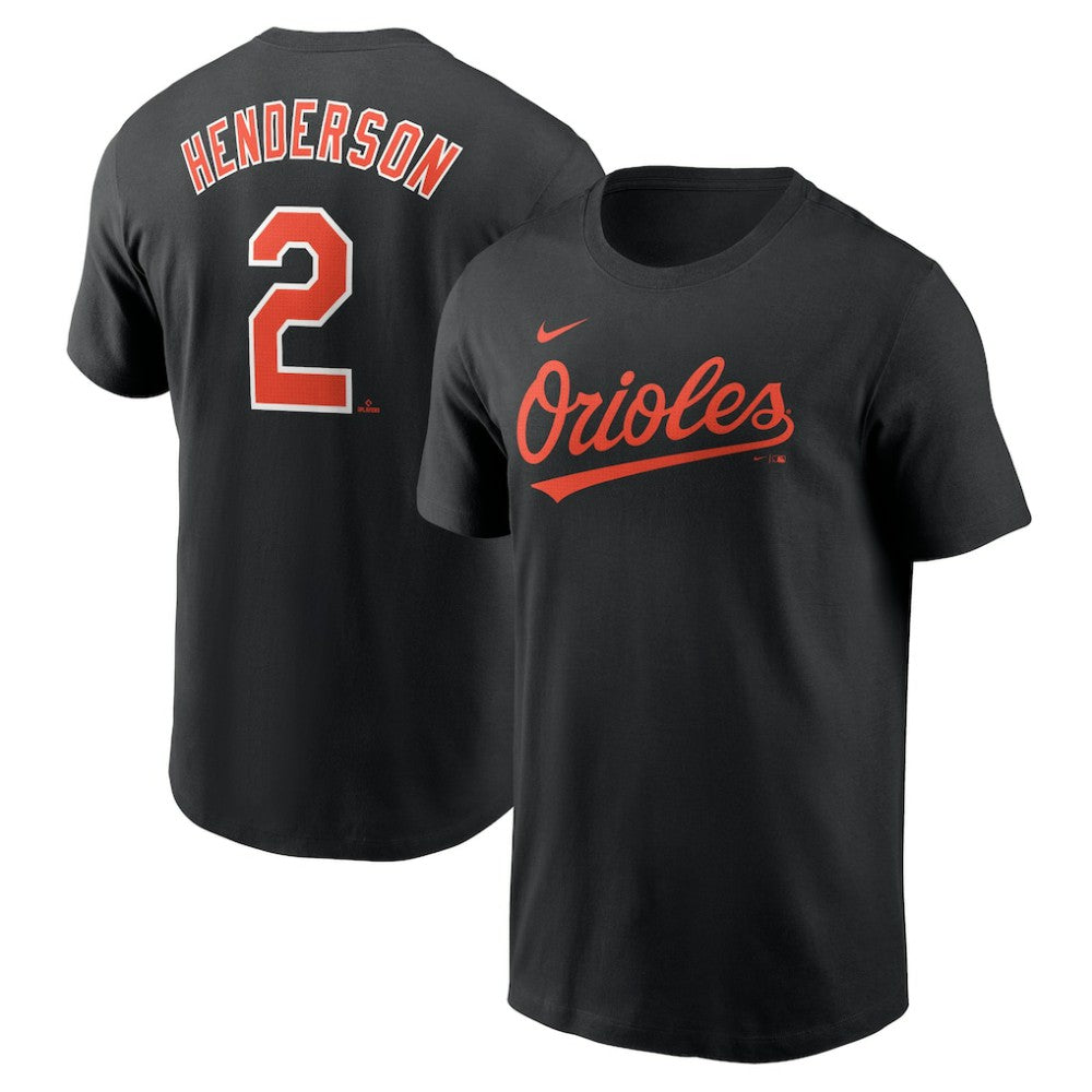 Gunnar Henderson Baltimore Orioles Nike Fuse Name & Number T-Shirt - MLB T-shirts