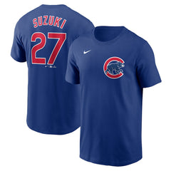 Seiya Suzuki Chicago Cubs Nike Fuse Name & Number T-Shirt - MLB T-shirts