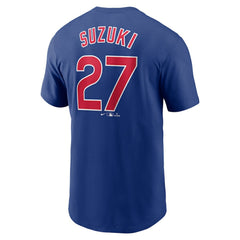 Seiya Suzuki Chicago Cubs Nike Fuse Name & Number T-Shirt - MLB T-shirts