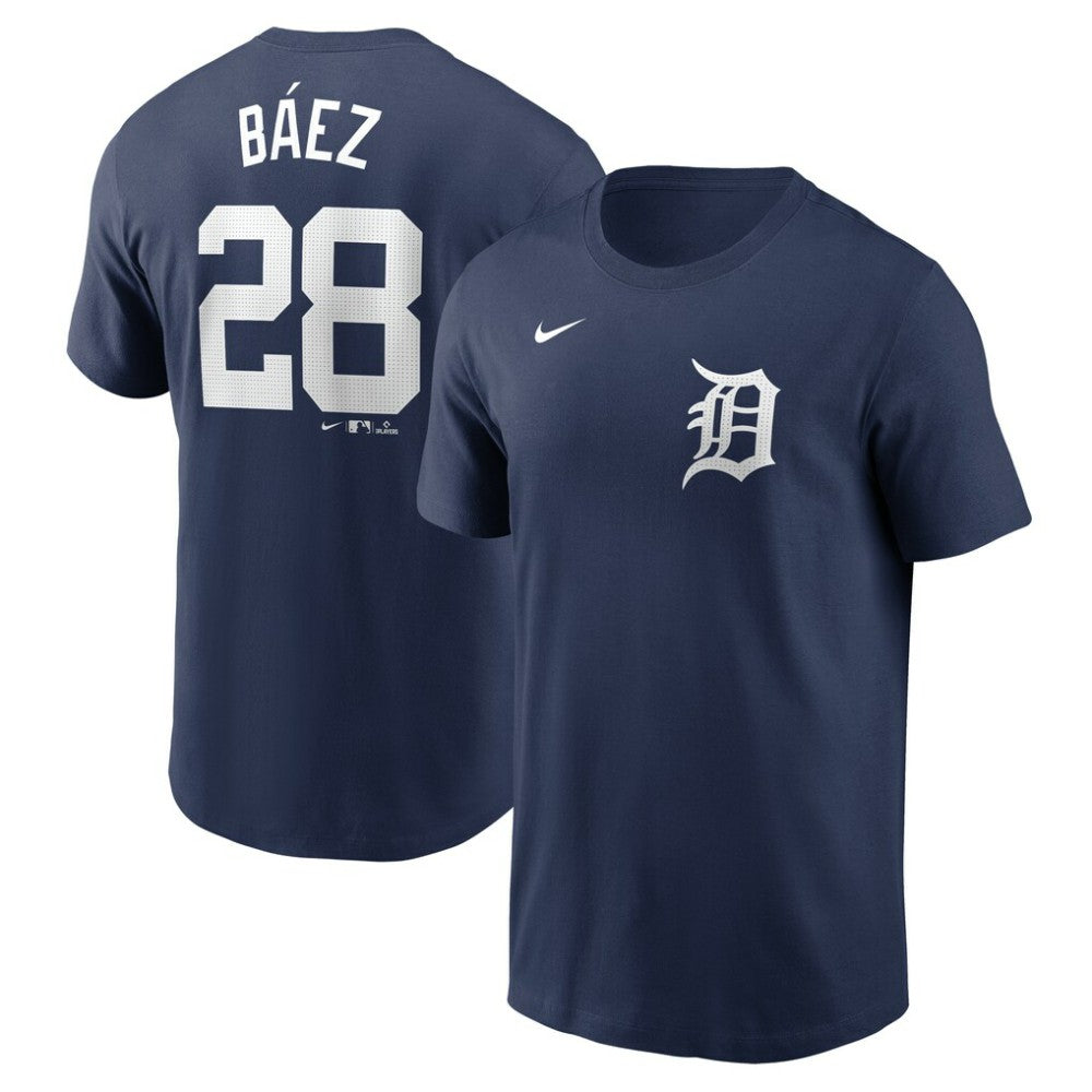Javier Báez Detroit Tigers Nike Fuse Name & Number T-Shirt - MLB T-shirts