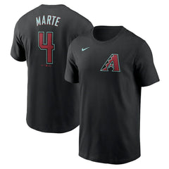 Ketel Marte Arizona Diamondbacks Nike Fuse Name & Number T-Shirt - MLB T-shirts