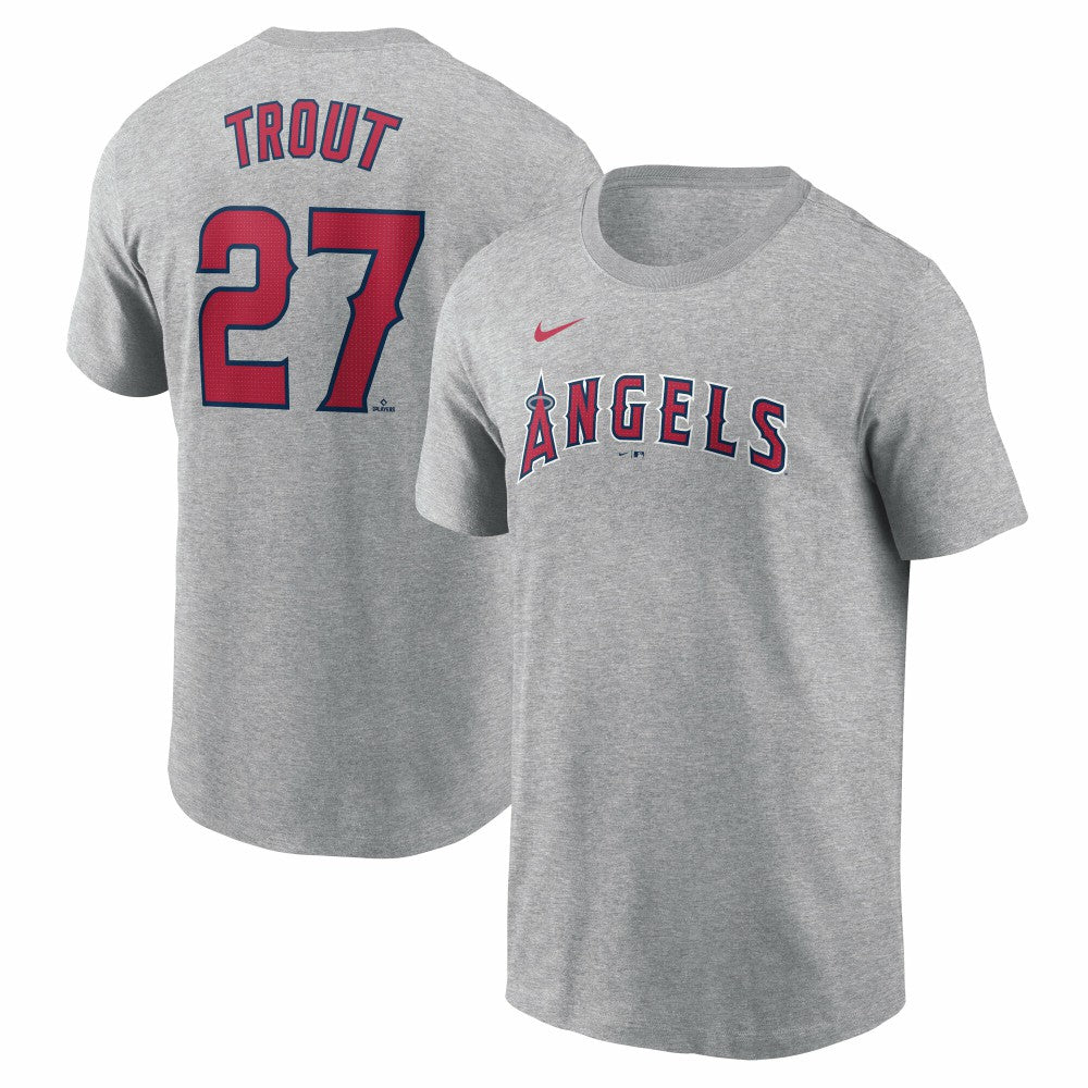 Mike Trout Los Angeles Angels Nike Fuse Name & Number T-Shirt - MLB T-shirts
