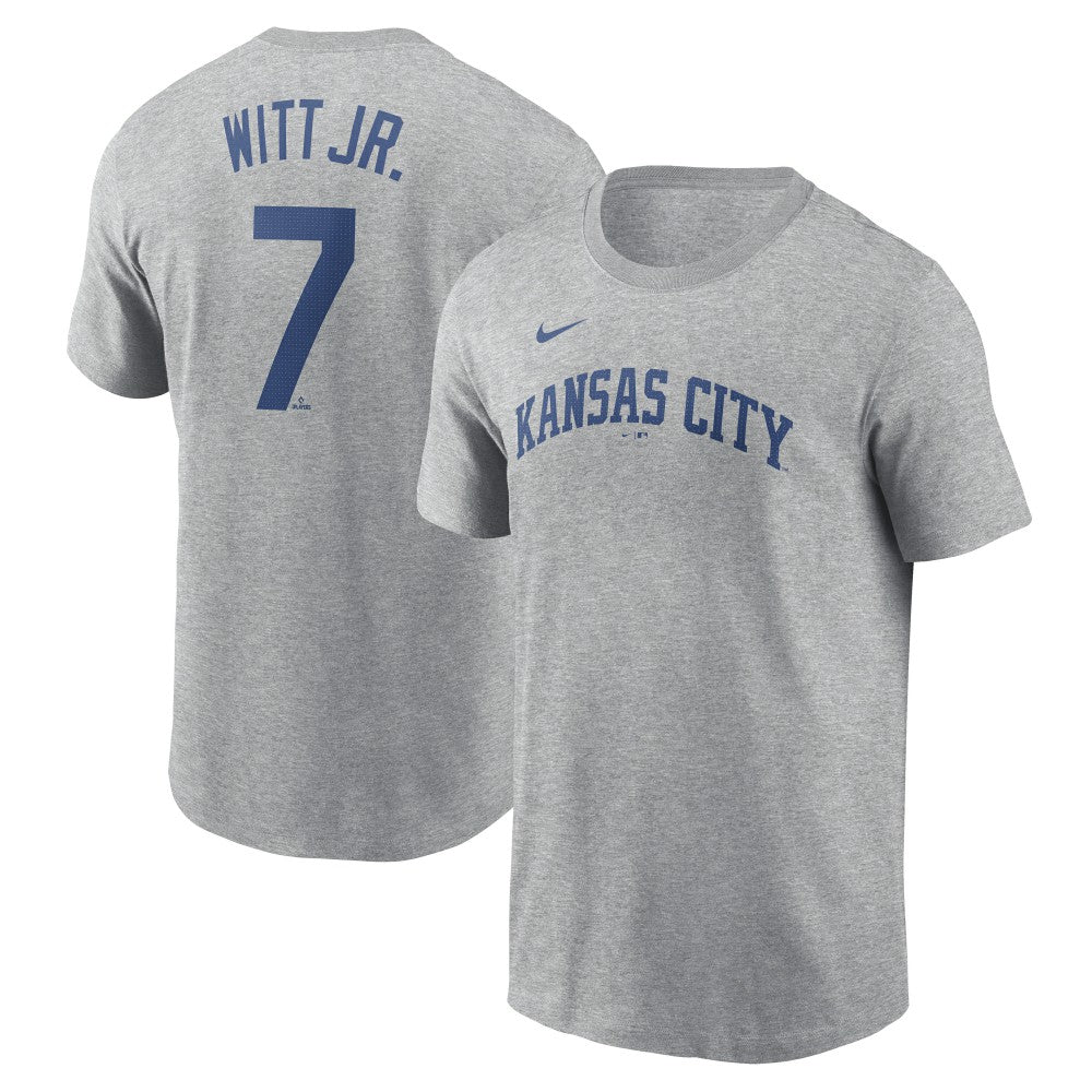 Bobby Witt Jr. Kansas City Royals Nike Fuse Name & Number T-Shirt - MLB T-shirts