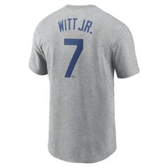 Bobby Witt Jr. Kansas City Royals Nike Fuse Name & Number T-Shirt - MLB T-shirts