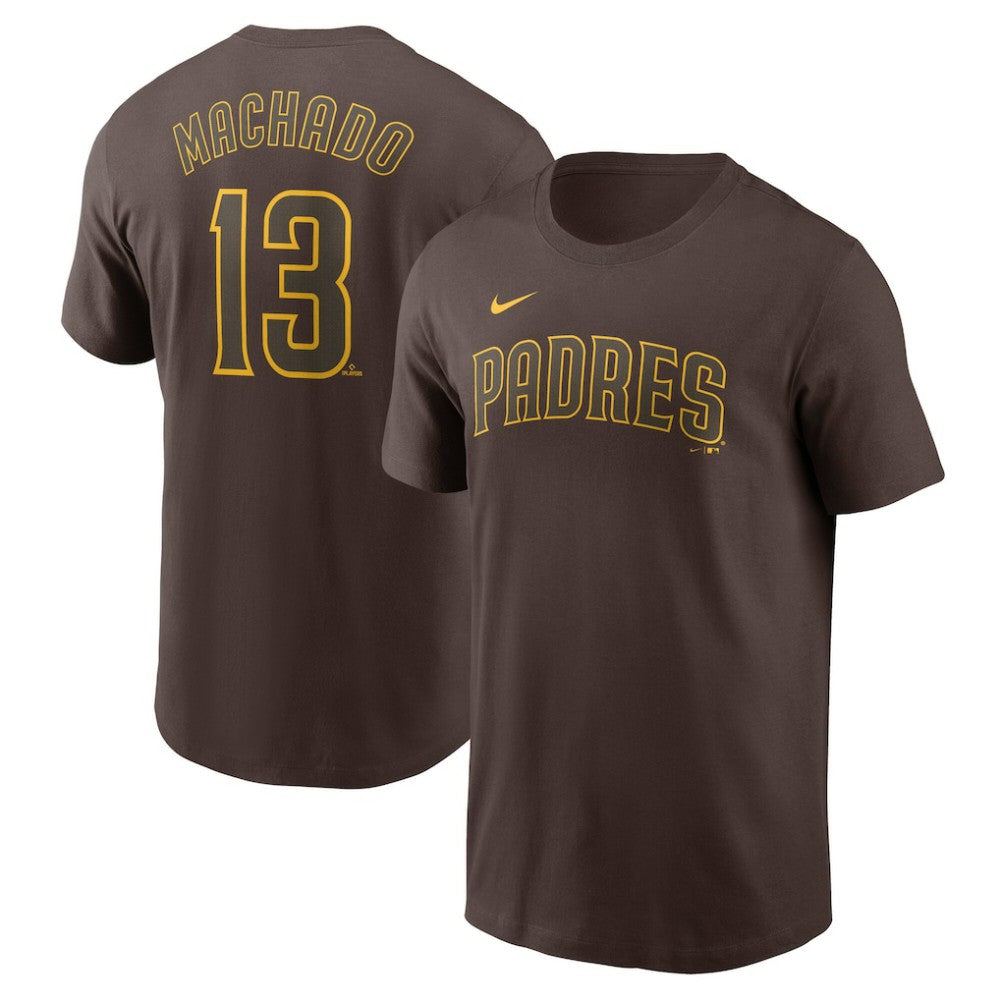 Manny Machado San Diego Padres Nike Fuse Name & Number T-Shirt - MLB T-shirts