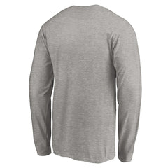 Heather Gray Charlotte Hornets Team Arch Knockout Long Sleeve T-Shirt | NBA