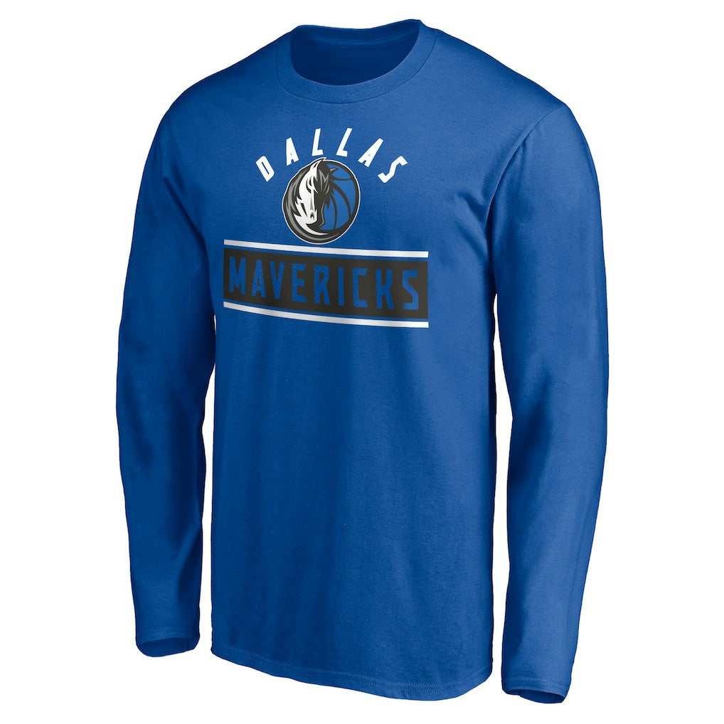 Blue Dallas Mavericks Team Arch Knockout Long Sleeve T-Shirt sale | NBA