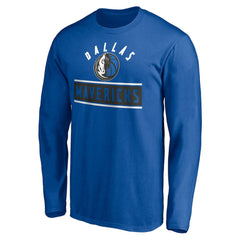 Blue Dallas Mavericks Team Arch Knockout Long Sleeve T-Shirt sale | NBA