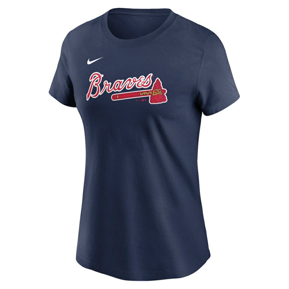 Austin Riley Atlanta Braves Nike Women's Cooperstown Collection Fuse Name & Number T-Shirt - MLB T-shirts