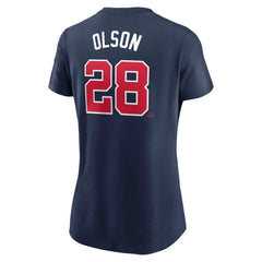 Matt Olson Atlanta Braves Nike Women's Cooperstown Collection Fuse Name & Number T-Shirt - MLB T-shirts