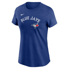 Vladimir Guerrero Jr. Toronto Blue Jays Nike Women's Cooperstown Collection Fuse Name & Number T-Shirt - MLB T-shirts