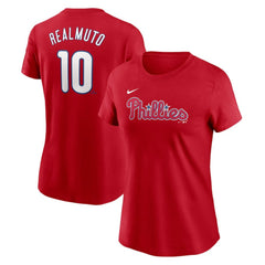 J.T. Realmuto Philadelphia Phillies Nike Women's Cooperstown Collection Fuse Name & Number T-Shirt - MLB T-shirts
