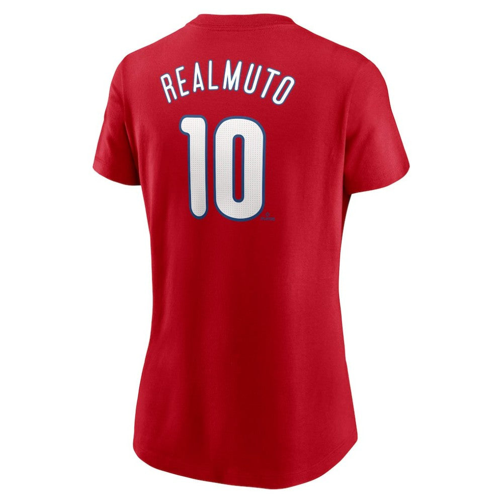 J.T. Realmuto Philadelphia Phillies Nike Women's Cooperstown Collection Fuse Name & Number T-Shirt - MLB T-shirts