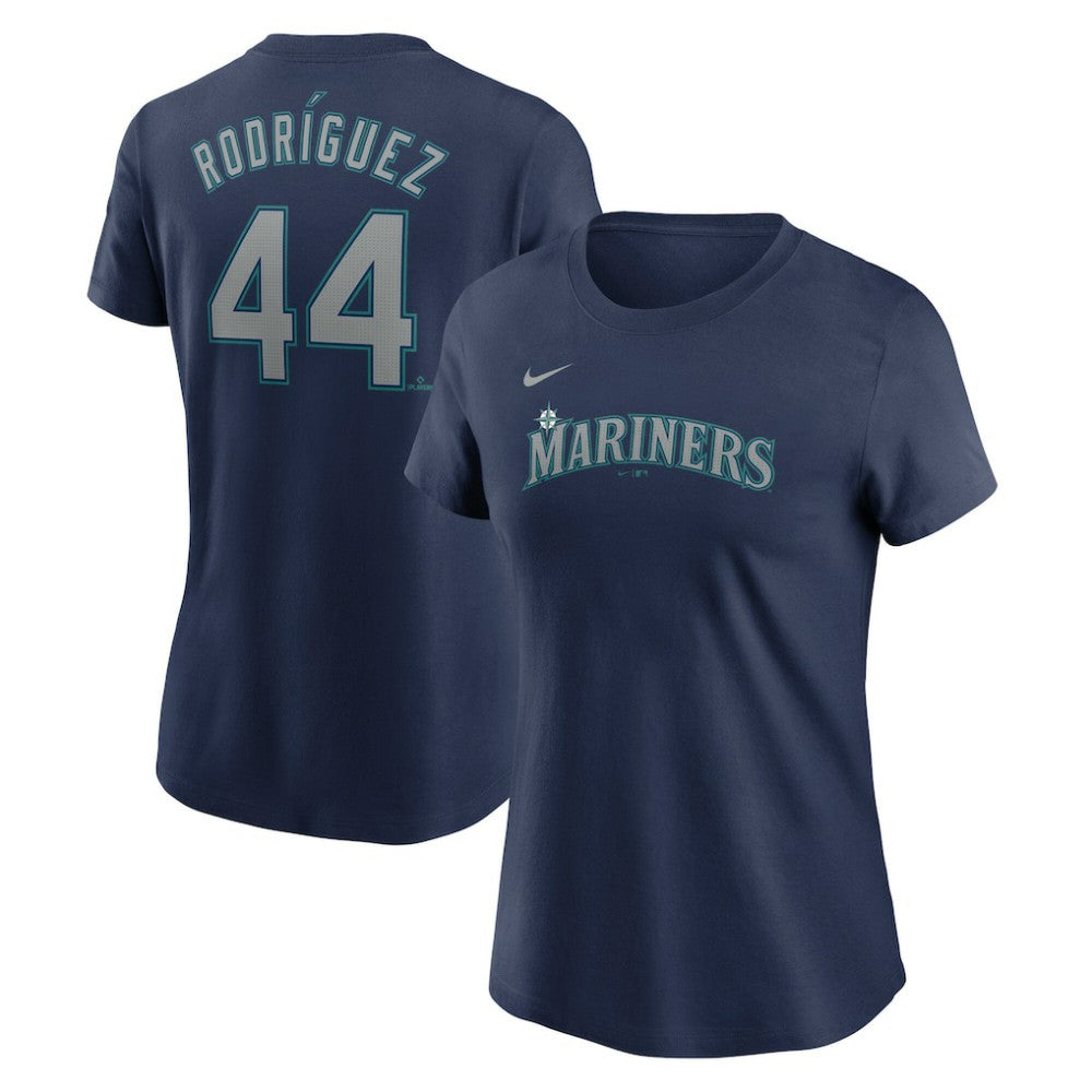 Julio Rodriguez Seattle Mariners Nike Women's Cooperstown Collection Fuse Name & Number T-Shirt - MLB T-shirts