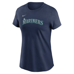 Julio Rodriguez Seattle Mariners Nike Women's Cooperstown Collection Fuse Name & Number T-Shirt - MLB T-shirts